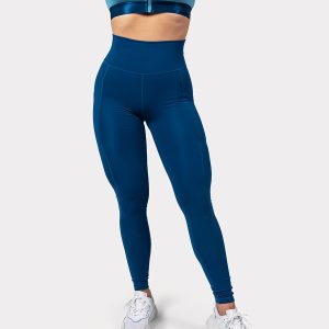 XXL SPORTSWEAR Naadloze sportlegging – Dames – Blauw