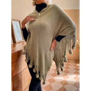 Damessjaal – Zachte katoenmix – Stijlvolle franjes – Gezellig ontwerp