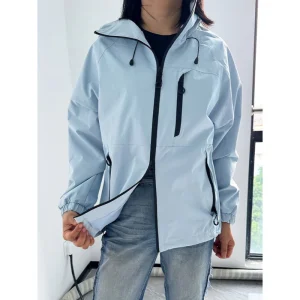 Dames waterdichte jas – Windbestendig – Zakken met ritssluiting – Comfortabele pasvorm