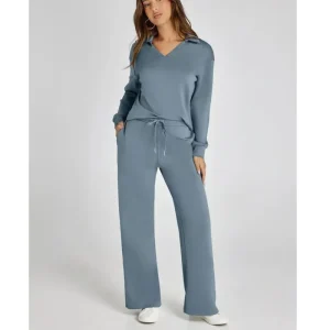 Damesoutfitset - Sportief sweatshirt - Relaxte pasvorm - Stijlvol en comfortabel