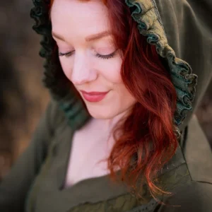 Elven Hoodie Top Groen