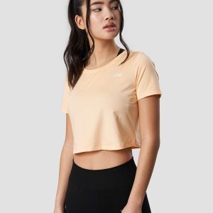 ICIW Cropped shirt – Dames – Cantaloupe