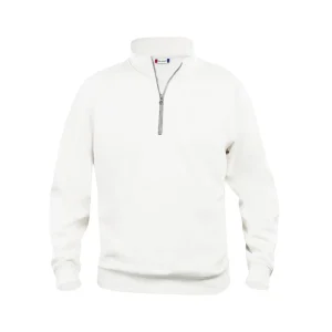 Clique Schilder Sweater met rits half zip Wit