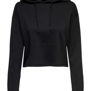 ONLY PLAY Cropped hoodie – Dames – Zwart
