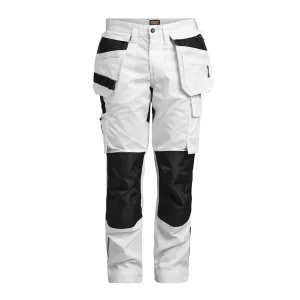 Jobman Schilder Werkbroek Craftsman Stretch Heren Wit