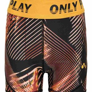 ONLY PLAY Short – Girls – Zwart/geel