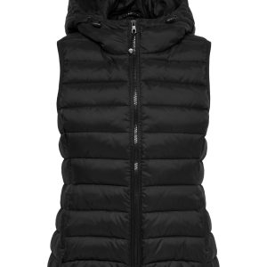 ONLY PLAY ONPNEWTAHOE HOOD WAISTCOAT OTW – DAMES – ZWART