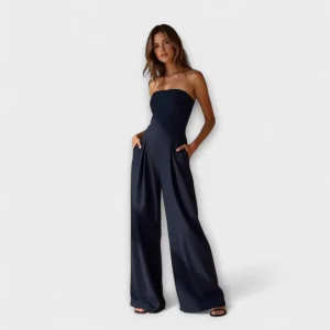 Dames jumpsuit – Strapless ontwerp – Slim fit – Zacht materiaal