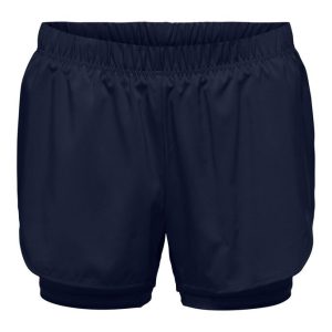 ONLY PLAY Laagjes loose fit sportshort – Dames – Blauw