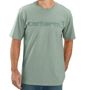 Carhartt t-shirt core relaxed fit mintgroen
