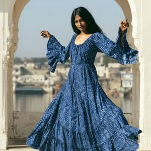 Lilith bohemian lange jurk