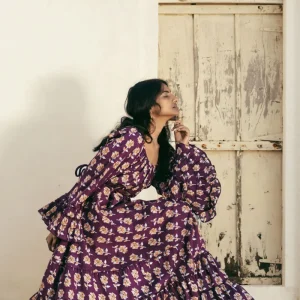 Lilith bohemian lange jurk