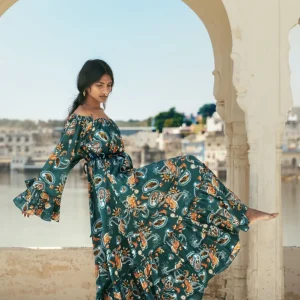 Lilith bohemian lange jurk