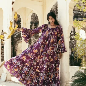 Lilith bohemian lange jurk