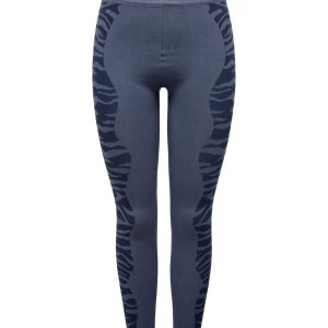 ONLY PLAY Naadloze sportlegging met detail – Dames – Blauw