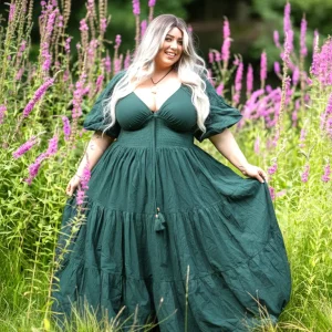 Tara Jurk Lang Groen