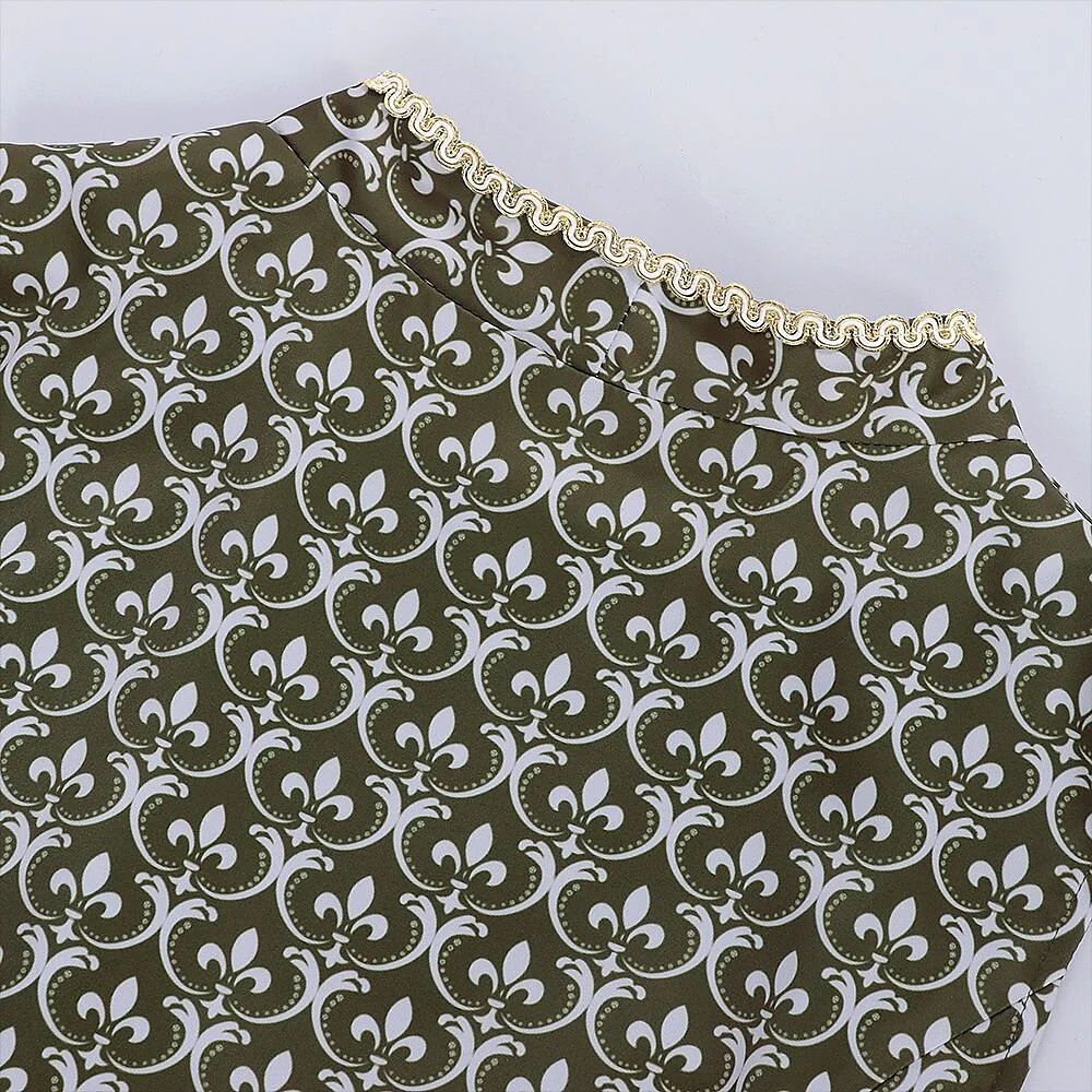 Geborduurde dirndljurk in het groen – Oktoberfest | Elegante traditionele jurk met schort - Afbeelding 8