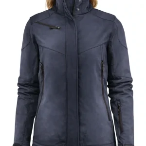 Gevoerde softshell jas Printer Skeleton dames