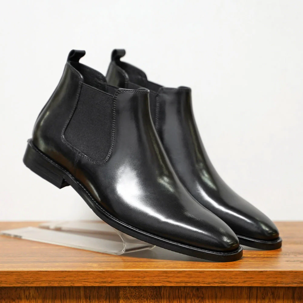 Chelsea boots voor heren – Duurzaam materiaal – Stijlvol ontwerp – Semi-formele look - Afbeelding 2