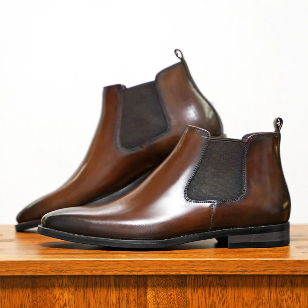 Chelsea boots voor heren – Duurzaam materiaal – Stijlvol ontwerp – Semi-formele look - Afbeelding 4