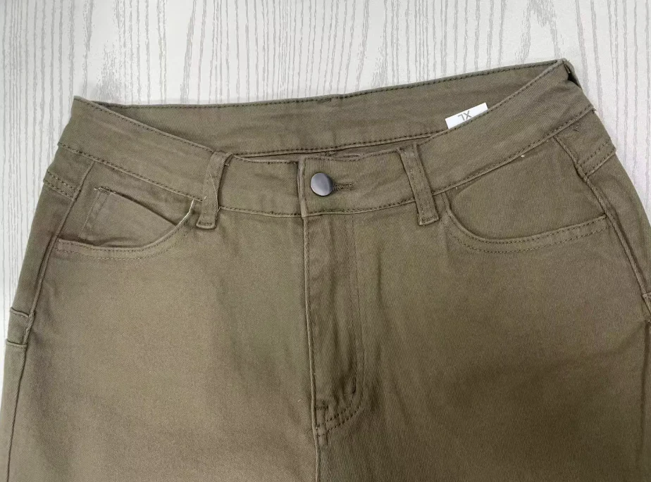 Damesjeans – Hoge taille – Uitlopende pijpen – Comfortabele pasvorm - Afbeelding 7