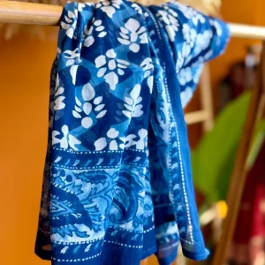 Pushpa Sjaal Blockprint