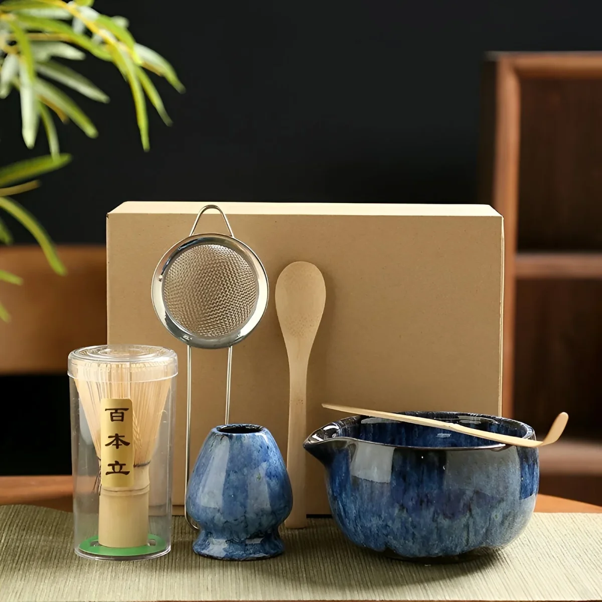Matcha Set – Traditionele theeservice als cadeau, 6-delig voor de thee ceremonie van hoogwaardige materialen - Afbeelding 5