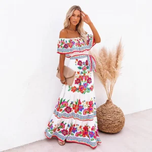 Maxi Jurk Zomer | Lange Jurk Dames | Perfect Voor Zonnige Dagen