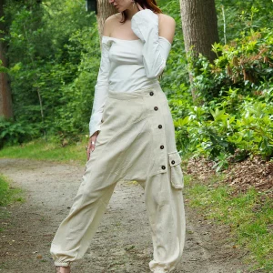 Harem broek Gebroken wit