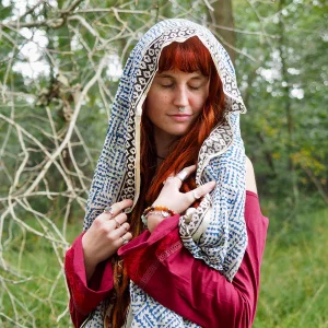 Freya Blockprint Sjaal