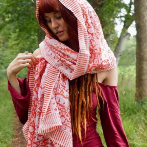 Freya Blockprint Sjaal