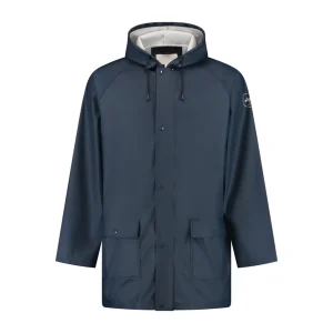 JS Regenjas PU met capuchon Waterdicht