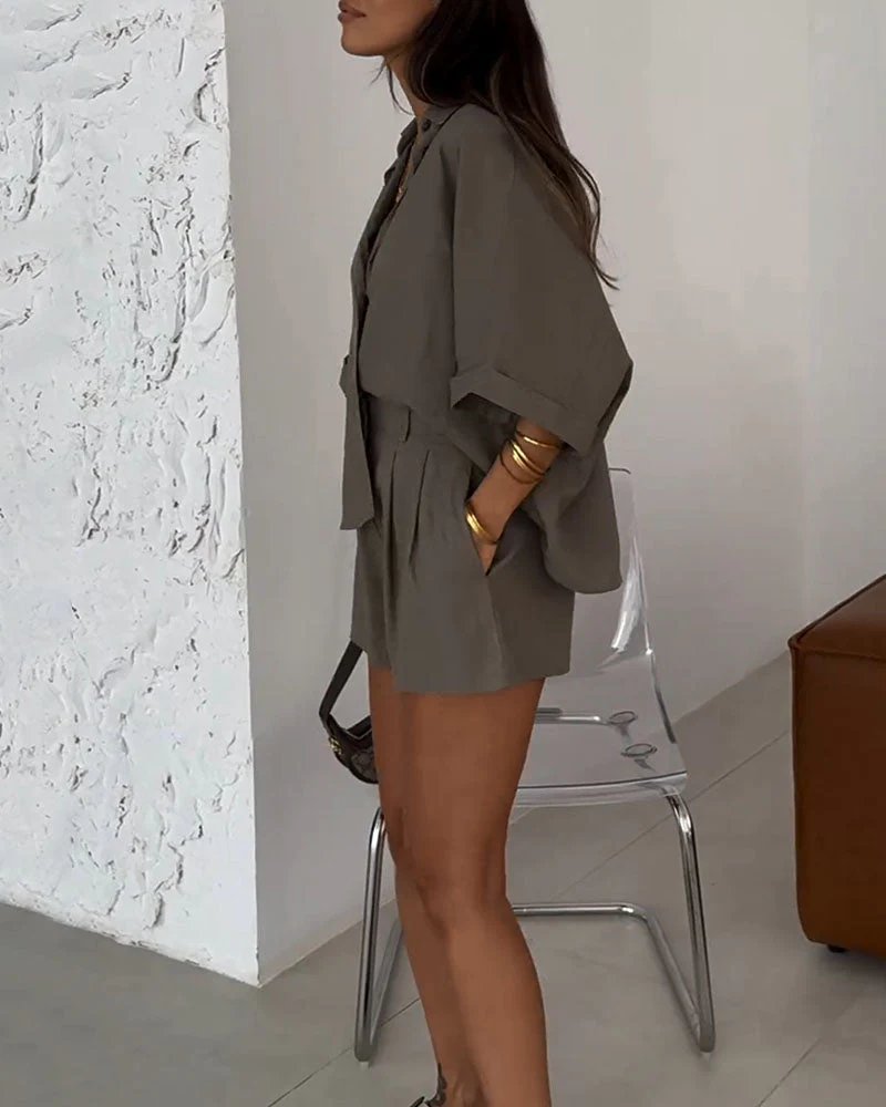 Zomerset voor dames – luchtig ontwerp – losse pasvorm – moeiteloze stijl - Afbeelding 6