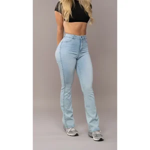 Damesjeans – Hoge taille – Stretchdenim – Slankmakende pasvorm