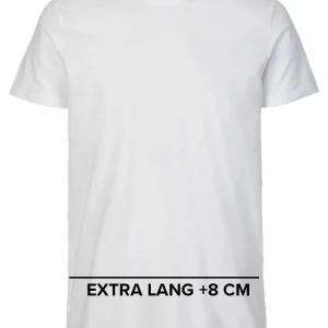 T-shirt extra lang W2wear wit