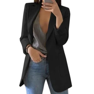 Formele blazer voor dames – Gestructureerde pasvorm – Professionele stijl – Comfortabel om te dragen