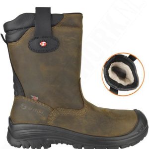 Werklaarzen S3 Ranch HDry gevoerd donkerbruin