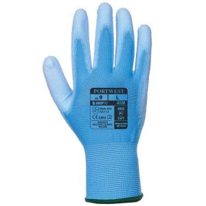 Werkhandschoenen Pu Palm blauw