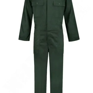 Overall Drukknoop Katoen Groen