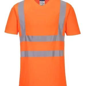 High-visibility t-shirt v-hals S179