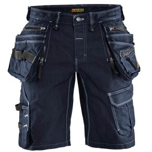 Korte spijkerbroek stretch Blaklader 1992 navy