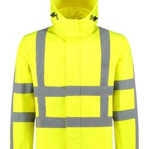 RWS Softshell jas high-visibility geel