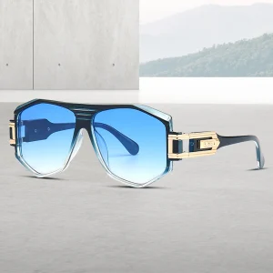 Dames Zonnebril - Gepolariseerd UV400 - Oversized Design - Goudaccenten