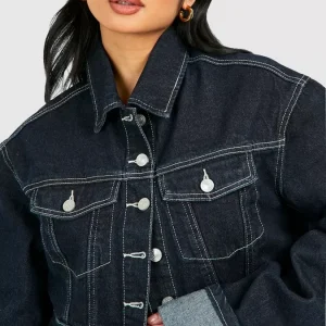 Modieus Denimjack Dames 100% Katoen