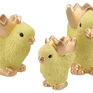 Geel Paaskuiken met Schaaltje – 3 Maten