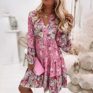 Damesjurk – Boho-stijl – Veelzijdig – Perfect voor de zomer