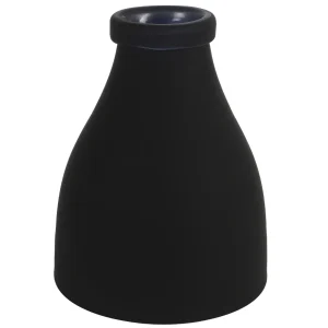 Zwarte Vaas Glas – 19 cm Hoog – Countryfield Missy – Mat Zwart Modern Design