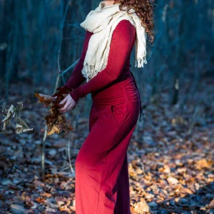 Katoenen Sjaal Roomwit