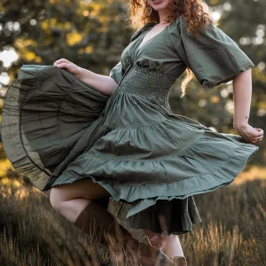 Tara Jurk Kort Mosgroen