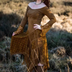 Morgana Boho Jurk Licht/ Medium bruin